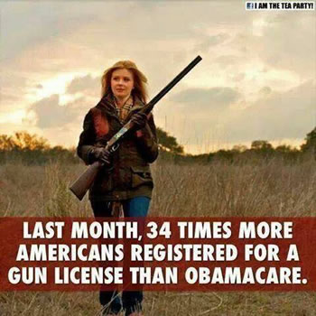 Gun Licenses vs Obamacare